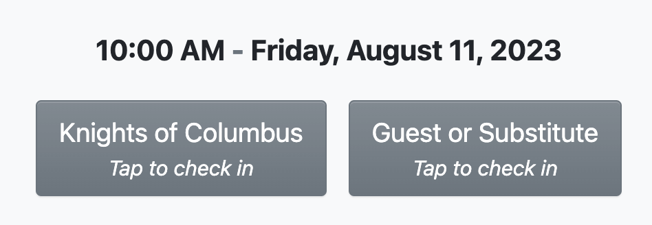 Group adorer commitment on the kiosk